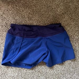 Sonic blue Lululemon shorts!